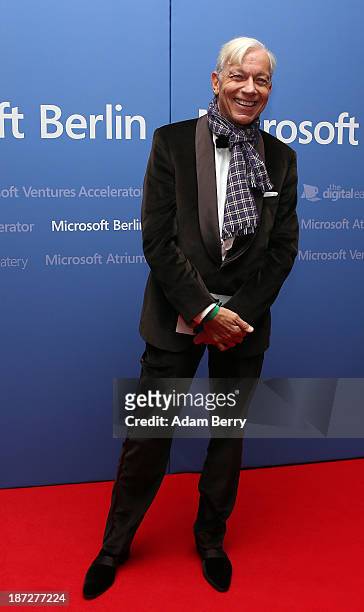 Jo Groebel arrives for the opening of the Microsoft Center Berlin on November 7, 2013 in Berlin, Germany. The Microsoft Center Berlin, part of a new...