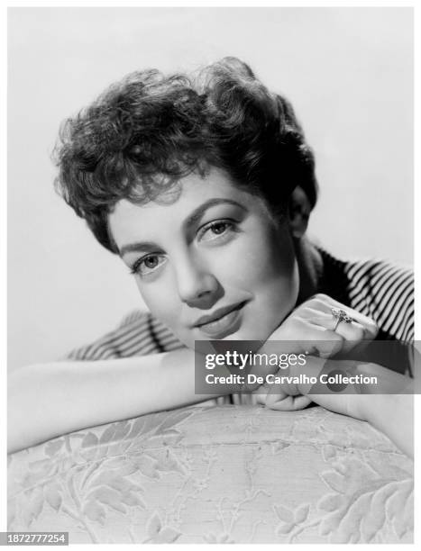 Publicity portrait of actor Diane Hart in the British film 'Father’s doing Fine' United Kingdom.