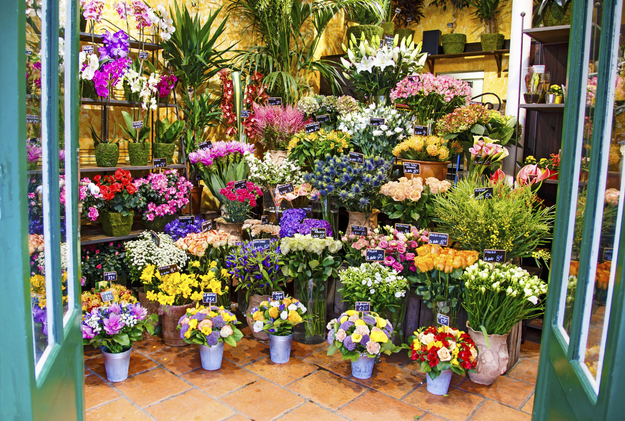 flower shop display