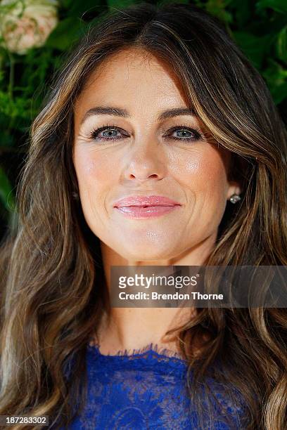 Elizabeth Hurley attends a Queenspark breakfast to celebrate the brand's Summer 2013 collection on November 8, 2013 in Sydney, Australia.