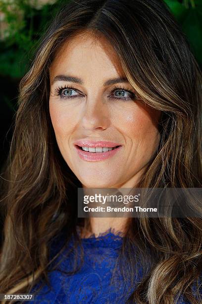 Elizabeth Hurley attends a Queenspark breakfast to celebrate the brand's Summer 2013 collection on November 8, 2013 in Sydney, Australia.