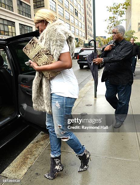 NeNe Leakes is seen in Soho on November 7, 2013 in New York City.