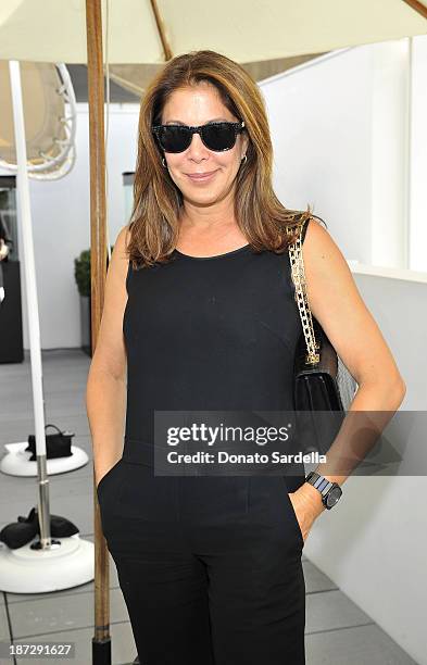 Lyndie Benson attends Vhernier luncheon hosted by Jennifer Hale from C Magazine at Gagosian Gallery on November 7, 2013 in Beverly Hills, California.