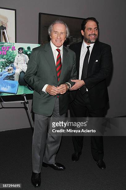 Sir Jackie Stewart and Brett Ratner attend "Weekend Of A Champion" premiere - To Save Project: The 11th MOMA International Festival of Film...
