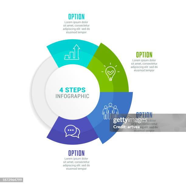 infographic element - pie chart 8 stock illustrations