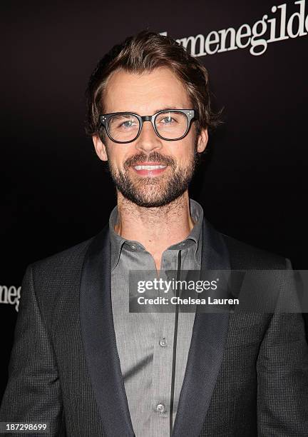 Stylist Brad Goreski attends Ermenegildo Zegna Global Store Opening hosted by Gildo Zegna and Stefano Pilati at Ermenegildo Zegna Boutique on...