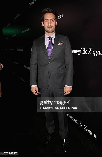 Actor Ed Weeks attends Ermenegildo Zegna Global Store Opening hosted by Gildo Zegna and Stefano Pilati at Ermenegildo Zegna Boutique on November 7,...