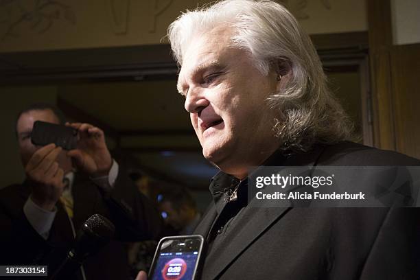 Ricky Skaggs attends the Billy Graham birthday party on November 7, 2013 in Asheville, United States.