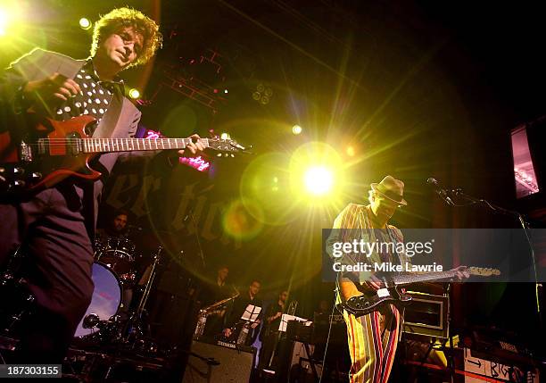 Musicians Ian O'Neil and John McCauley of Deer Tick perform at Webster Hall on November 7, 2013 in New York City.