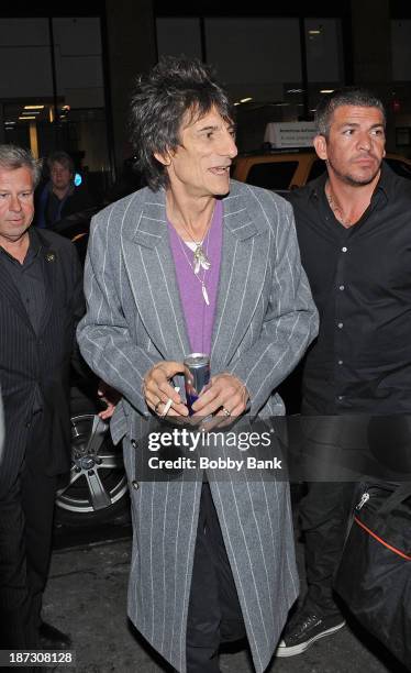 Ronnie Wood sighting at the Cutting Room on November 7, 2013 in New York City.