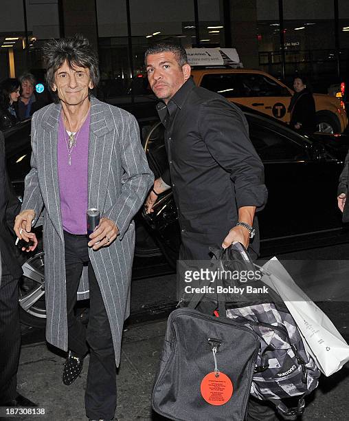 Ronnie Wood sighting at the Cutting Room on November 7, 2013 in New York City.