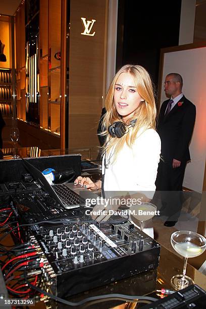 Mary Charteris attends the launch of Louis Vuitton Townhouse at Selfridges on November 7, 2013 in London, England.