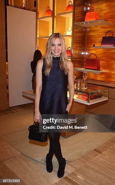 Joanne Foggatt attends the launch of Louis Vuitton Townhouse at Selfridges on November 7, 2013 in London, England.