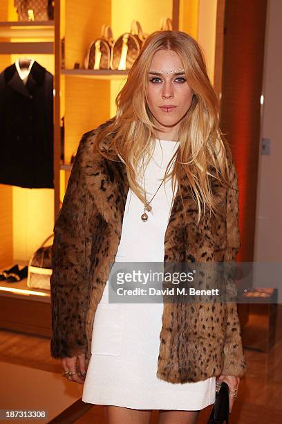 Mary Charteris attends the launch of Louis Vuitton Townhouse at Selfridges on November 7, 2013 in London, England.