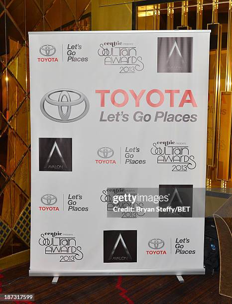 General view of the atmosphere during the Cocktail Reception sponsored by Toyota at the Gold Boutique Nightclub and Lounge at the Aria Resort &...