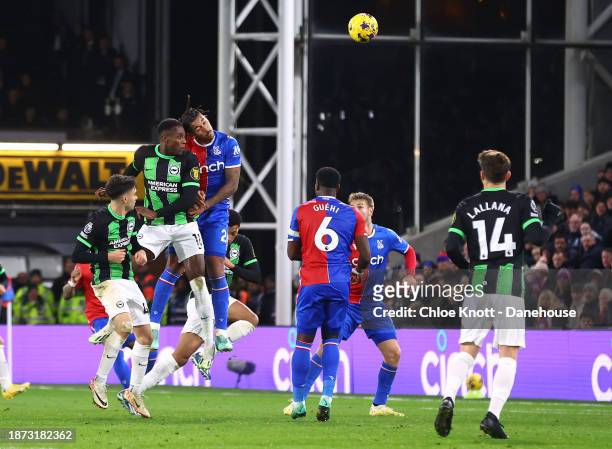 Danny Welbeck of Brighton & Hove Albion scores their first goal during the Premier League match between Crystal Palace and Brighton & Hove Albion at...