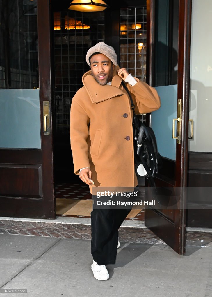 Celebrity Sightings In New York City - December 21, 2023