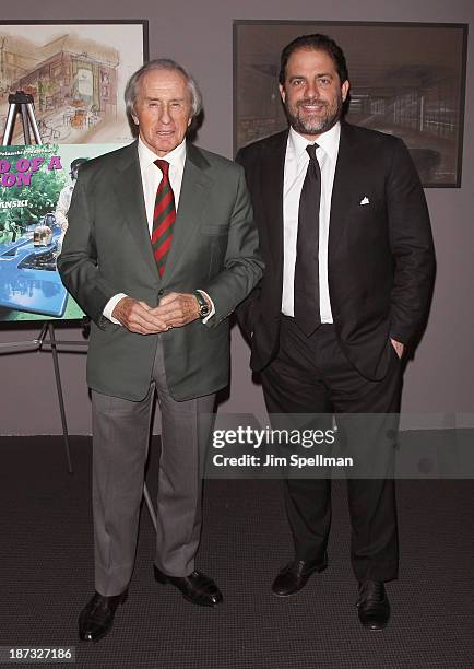 Former Formula One Racing Driver Sir Jackie Stewart and director/producer Brett Ratner attend "Weekend Of A Champion" Premiere - To Save Project: The...