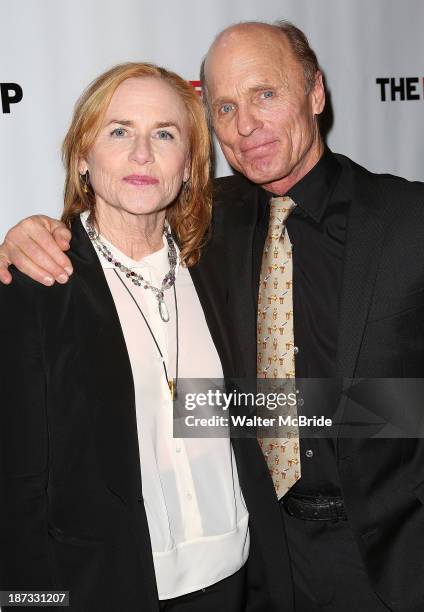 Amy Madigan and Ed Harris attend "The Jacksonian" opening night after party at KTCHN Restaurant on November 7, 2013 in New York City.