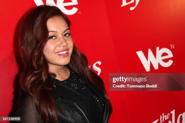Singer Guinevere attends the WE tv's premiere party for "The LYLAS" held at the Warwick on November 7, 2013 in Hollywood, California.