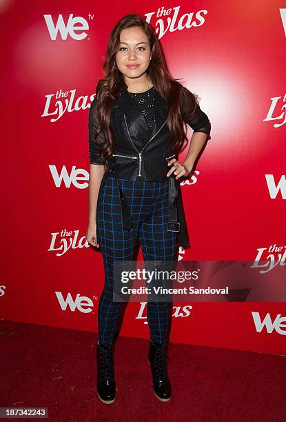 Singer Guinevere attends WE tv's premiere party for "The LYLAS" at Warwick on November 7, 2013 in Hollywood, California.