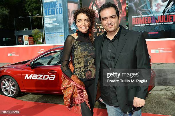 Gianluca Terranova and attend 'Planes 3D' Premiere during The 8th Rome Film Festival at Auditorium Parco Della Musica on November 8, 2013 in Rome,...