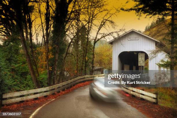 cavitt creek covered bridge - 1943 stock pictures, royalty-free photos & images