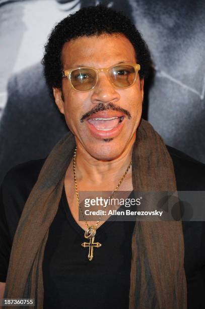 Recording artist Lionel Richie attends the John Varvatos' new book "John Varvatos: Rock In Fashion" launch party at John Varvatos Los Angeles on...