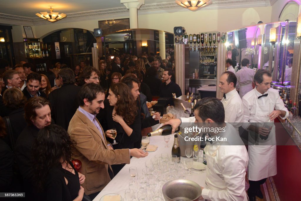 'Prix de Flore 2013' :  Ceremony Cocktail At Cafe De Flore