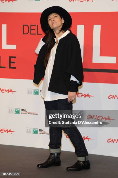 Elisa Toffoli attends the 'L'Ultima Ruota Del Carro' Photocall during the 8th Rome Film Festival at the Auditorium Parco Della Musica on November 8,...