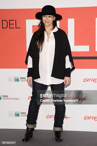 Elisa Toffoli attends the 'L'Ultima Ruota Del Carro' Photocall during the 8th Rome Film Festival at the Auditorium Parco Della Musica on November 8,...