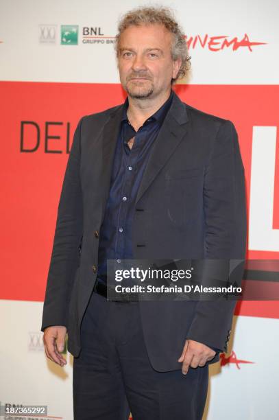 Giovanni Veronesi attends the 'L'Ultima Ruota Del Carro' Photocall during the 8th Rome Film Festival at the Auditorium Parco Della Musica on November...