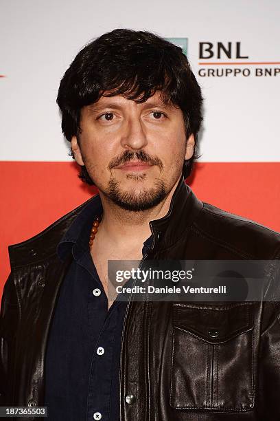 Ricky Memphis attends the 'L'Ultima Ruota Del Carro' Photocall during the 8th Rome Film Festival at the Auditorium Parco Della Musica on November 8,...