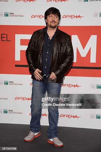 Ricky Memphis attends the 'L'Ultima Ruota Del Carro' Photocall during the 8th Rome Film Festival at the Auditorium Parco Della Musica on November 8,...