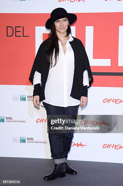 Elisa Toffoli attends the 'L'Ultima Ruota Del Carro' Photocall during the 8th Rome Film Festival at the Auditorium Parco Della Musica on November 8,...