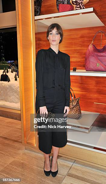 Laura Jackson attends the launch of Louis Vuitton Townhouse at Selfridges on November 7, 2013 in London, England.