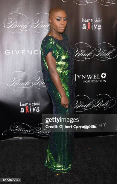 Singer/songwriter Laura Mvula attends the 10th annual Keep A Child Alive Black Ball at Hammerstein Ballroom on November 7, 2013 in New York City.