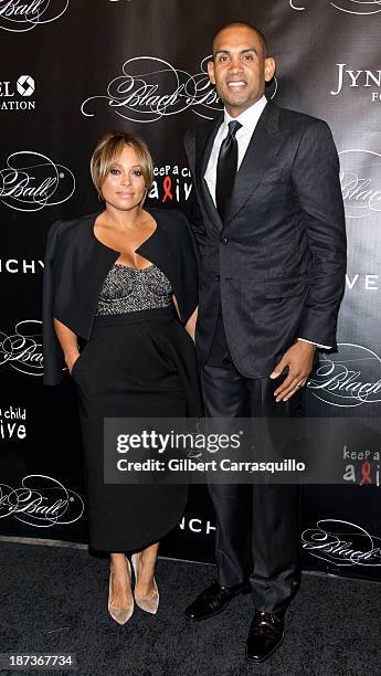 Grant Hill and Tamia attend the 10th annual Keep A Child Alive Black Ball at Hammerstein Ballroom on November 7, 2013 in New York City.