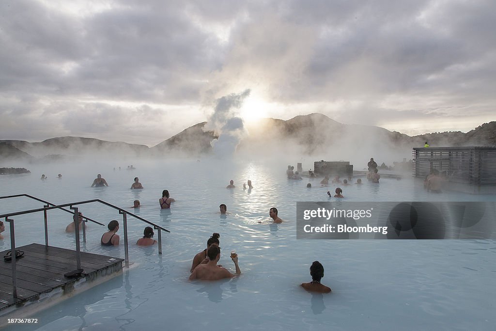Tourist Economy At The Blue Lagoon Thermal Spa