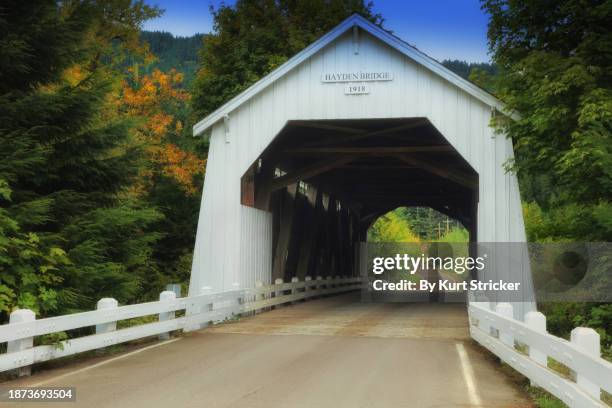 hayden covered bridge - 1945 stock pictures, royalty-free photos & images