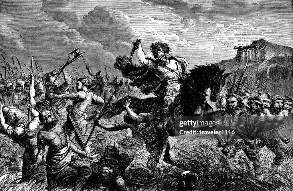 Batalha entre a Israelites e Tribe Of Judah