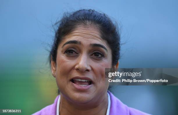 Lisa Sthalekar speaks to the media during the launch of Cricket Australia's Multicultural Action Plan at Melbourne Cricket Ground on December 22,...