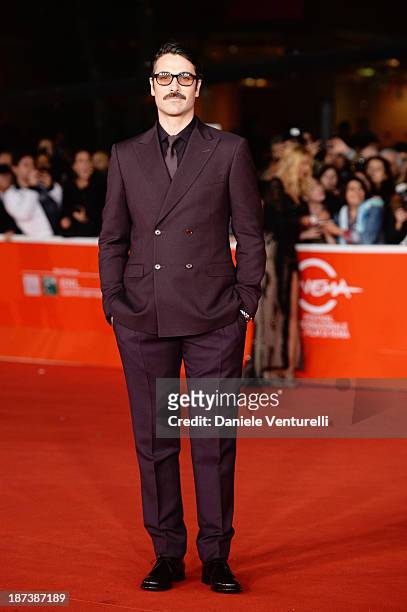 Luca Calvani attends the Opening Ceremony and 'L'Ultima Ruota Del Carro' Premiere during The 8th Rome Film Festival on November 8, 2013 in Rome,...