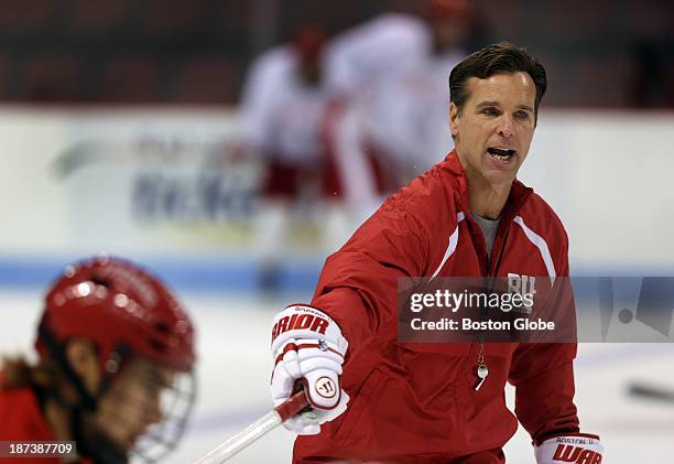 Boston University ice hockey head coach David Quinn.