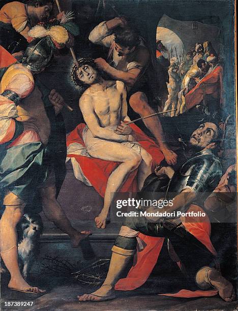 Italy, Piedmont, Isola Bella, Palazzo Borromeo - Collezione Borromeo, All, Jesus with a crown of thorns is mocked by some soldiers,
