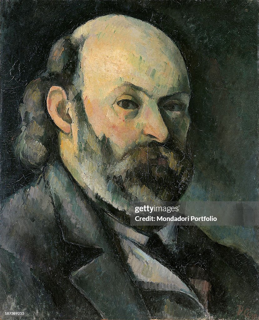 Self-portrait, by Cézanne Paul, 19th Century, 1882-1885, oil on canvas, cm 45 x 37