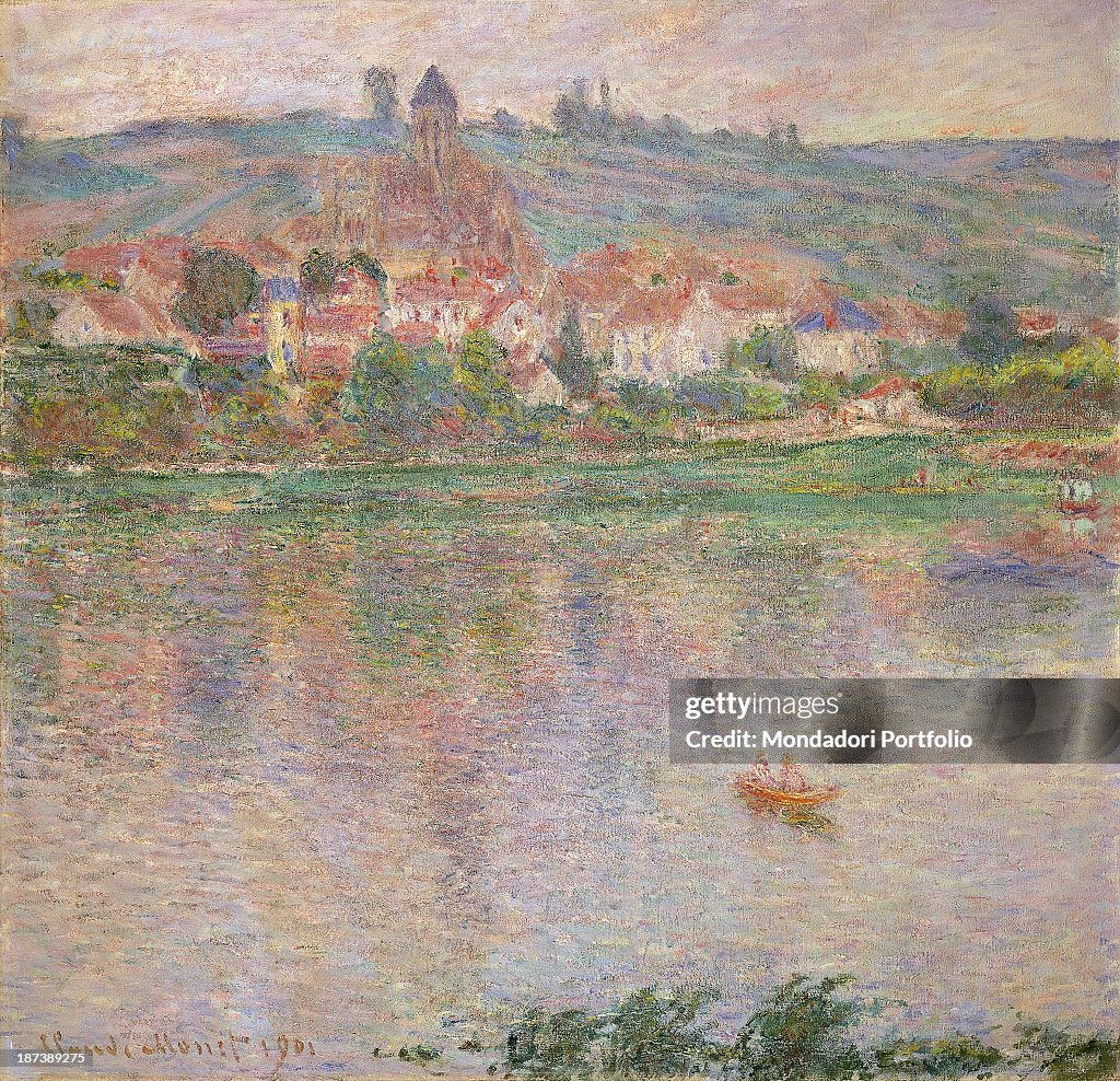 Vétheuil, by Monet Claude, 20th Century, 1901, oil on canvas, cm 90 x 92