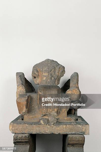 Italy, Sicily, Palermo, Museo Archeologico Regionale A, Salinas, All, A beheaded goddess seated on a throne, wearing a chiton and a imation,