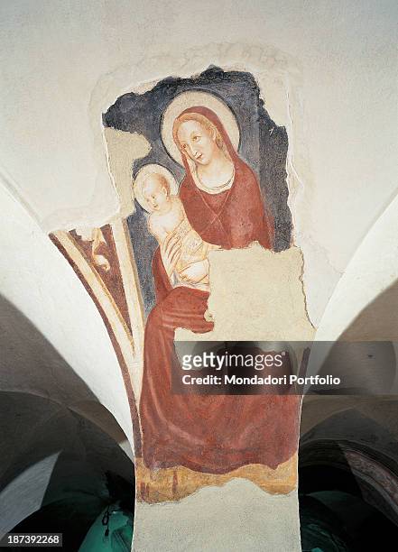 Italy, Veneto, Treviso, Cattedrale di San Pietro Apostolo, All, Virgin Mary with Jesus in her arms,