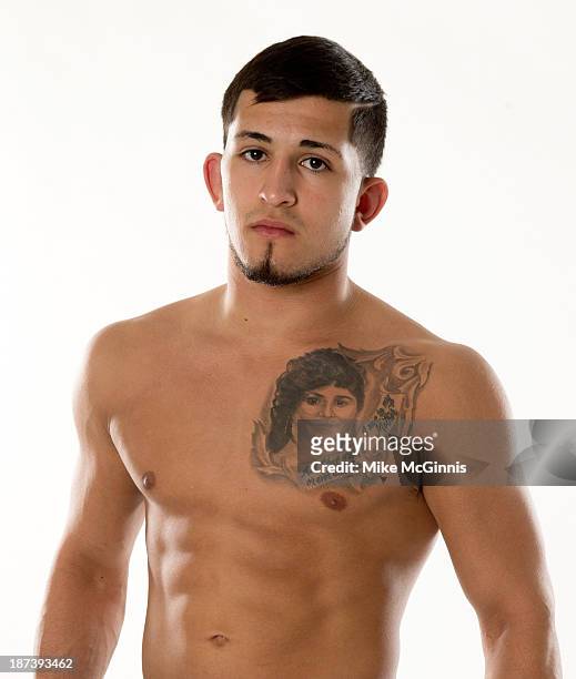 Sergio Pettis poses for a portrait on October 27, 2013 in Milwaukee, Wisconsin.